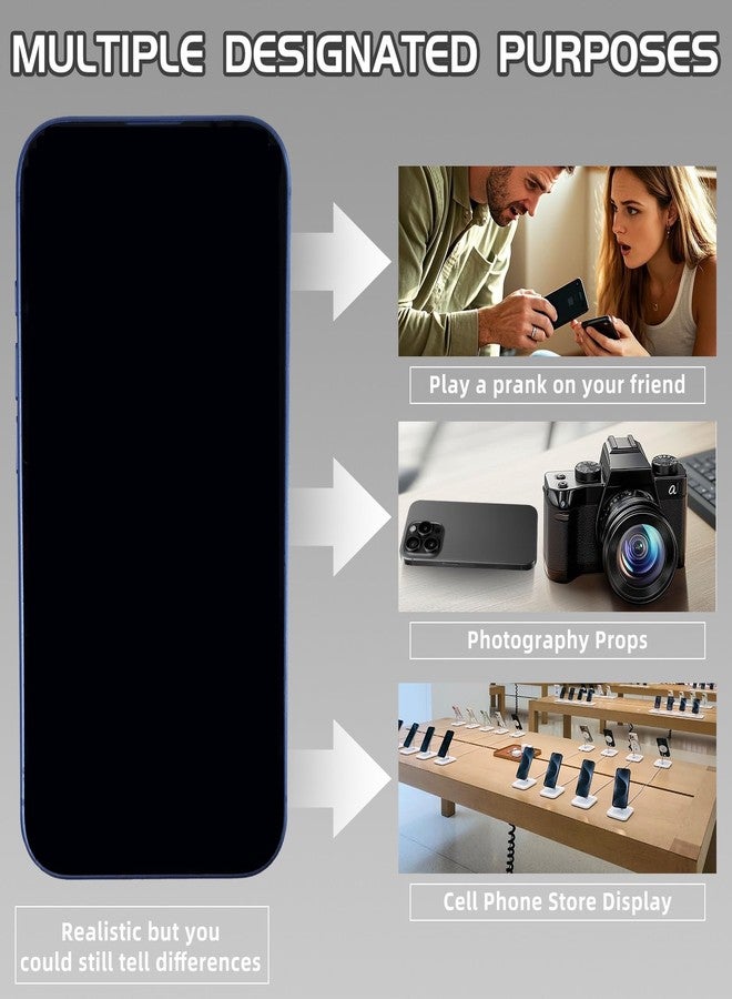 Faawxlo Fake Phone Dummy PropPhone, BlackScreen Decoy PhonePear PhoneNon-Working Phone16 16Pro Max for Kid Play, DisplayPhone Look Like Real Phonepro max16 (16,Ultramarine,Black Screen) - Image 5